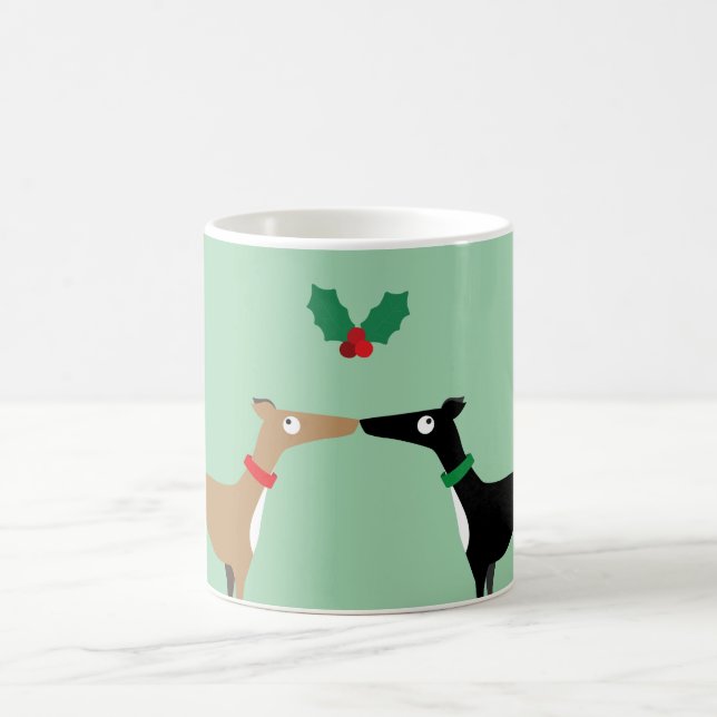 Hound kiss coffee mug (Center)