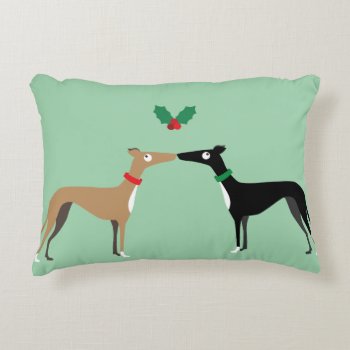 Hound Kiss Decorative Pillow by ClaudianeLabelle at Zazzle