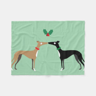 Hound kiss fleece blanket