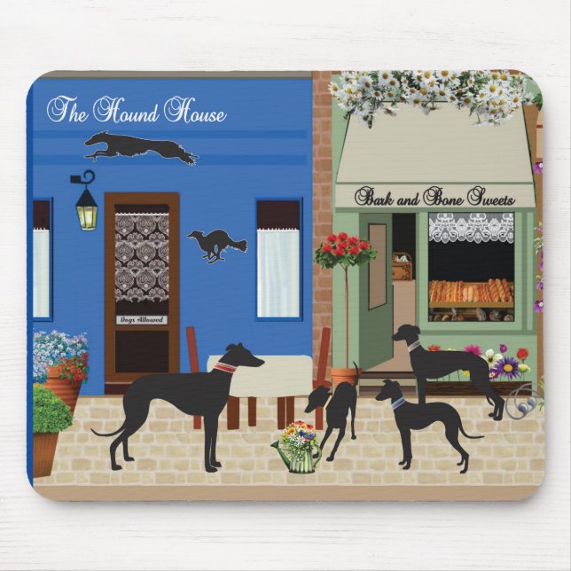 Hounds in Town  Mouse Pad (Front)