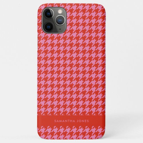 Hounds Tooth Personalized Case_Mate iPhone Case