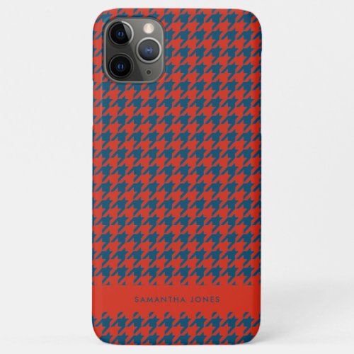 Hounds Tooth Personalized Case_Mate iPhone Case