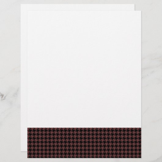 Houndstooth Brown and Black (Front/Back)