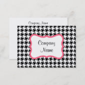 Houndstooth Business Card (Front/Back)