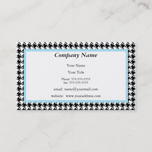 Houndstooth Business Card