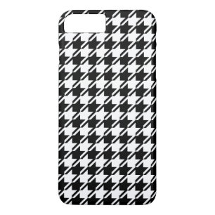 Houndstooth BW Rpt Pattern iPhone 8 Plus/7 Plus Case