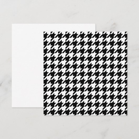 Houndstooth check pattern (Front/Back)