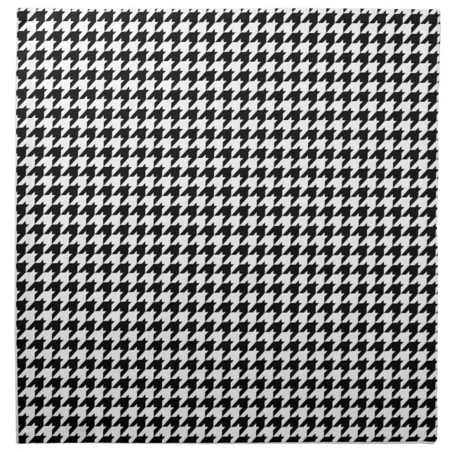 Houndstooth Cloth Napkin (Front)