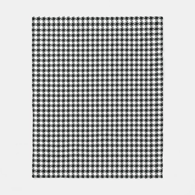 Houndstooth Fleece Blanket (Front)
