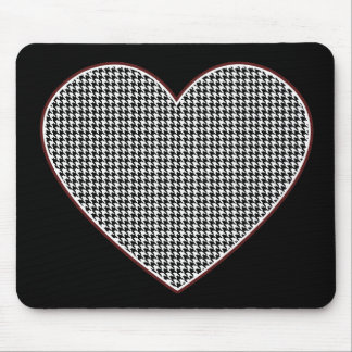 Houndstooth Heart (Tuscaloosa, Alabama) Mouse Pad