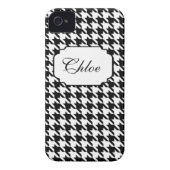Houndstooth iPhone 4 Case (Back)