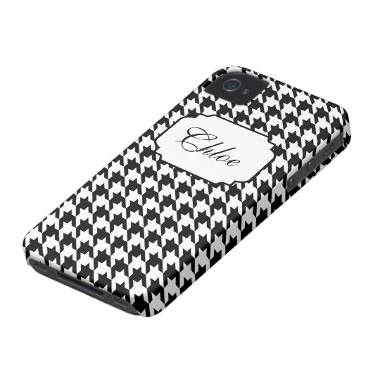 Houndstooth iPhone 4 Case (Bottom)