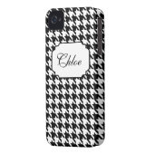 Houndstooth iPhone 4 Case (Back Left)