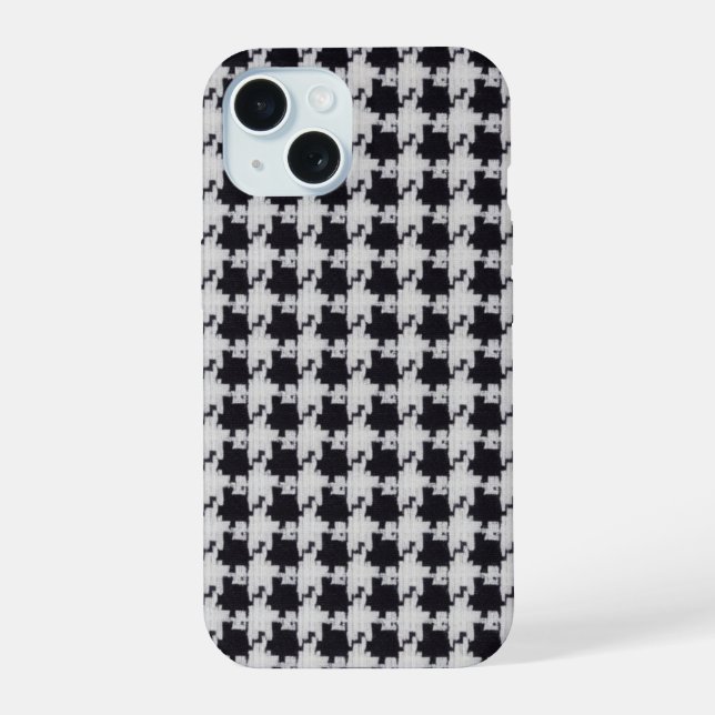Houndstooth Iphone Case (Back)