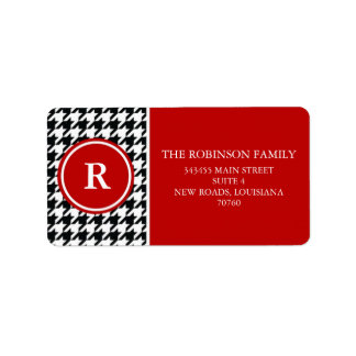 Houndstooth Label
