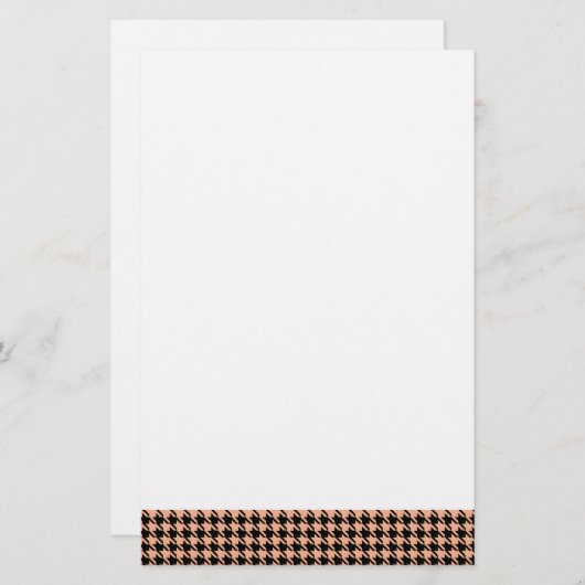 Houndstooth Melon and Black (Front/Back)