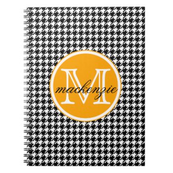 Houndstooth Notebook by RenImasa at Zazzle