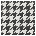 Houndstooth Pattern Black and White Fabric