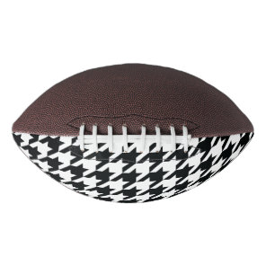 Houndstooth Pattern Black White Football
