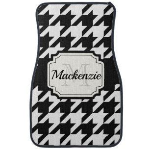 Houndstooth Pattern Car Floor Mat