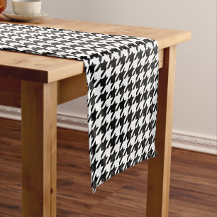 Houndstooth Pattern Custom Table Runner