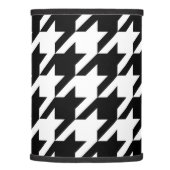 Houndstooth Pattern in Black and White Lamp Shade (Right)