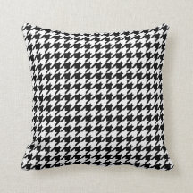 Houndstooth Pattern in Black and White