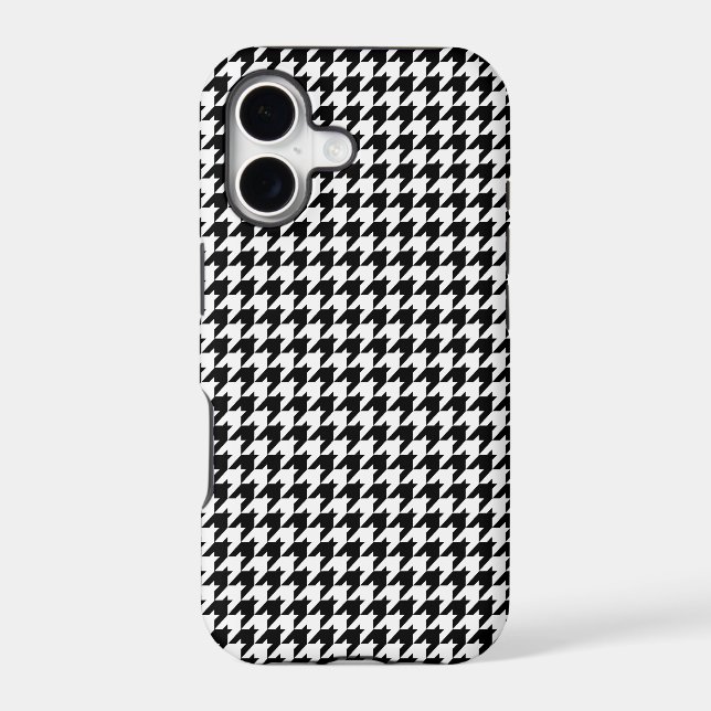 houndstooth pattern iphone case (Back)