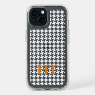 Houndstooth pattern SPECK Presidio iPhone 15 case