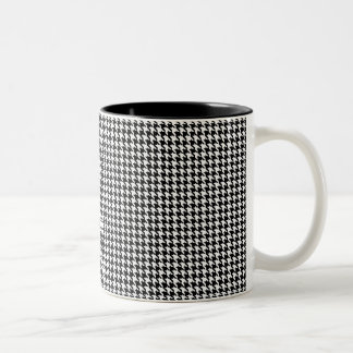 Houndstooth Personalized Two-Tone Coffee Mug