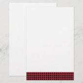 Houndstooth Red and Black (Front/Back)