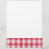 Houndstooth Red and White (Front)