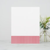 Houndstooth Red and White (Standing Front)