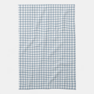 Houndstooth Slate and White Towel