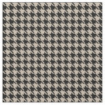 Houndstooth Tan and Black Fabric