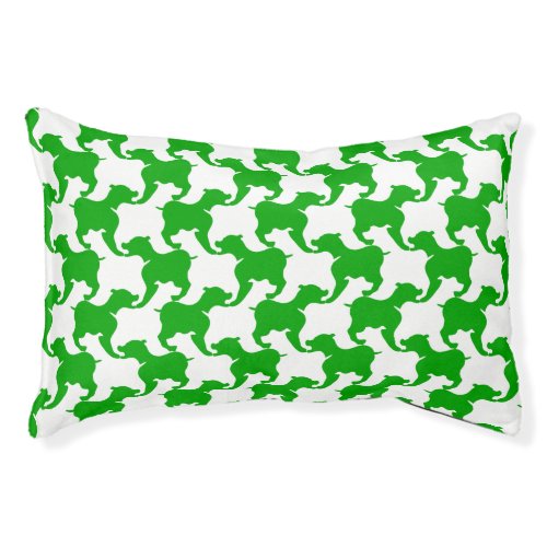 Houndstooth Tesselation Dog Small  Bed