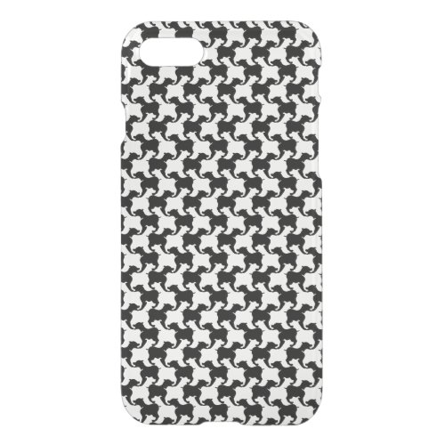 Houndstooth Tesselation with dogs Iphone case