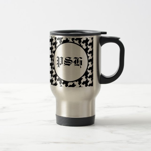 Houndstooth Travel Mug (Right)