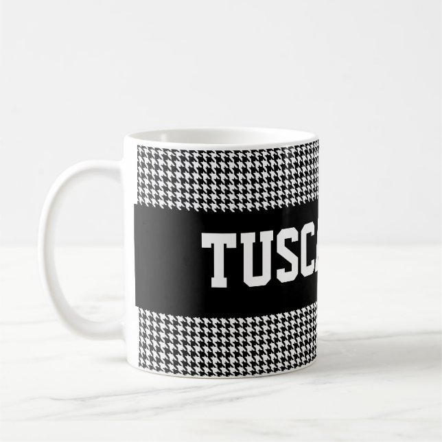 Houndstooth "Tuscaloosa" Coffee Mug (Left)