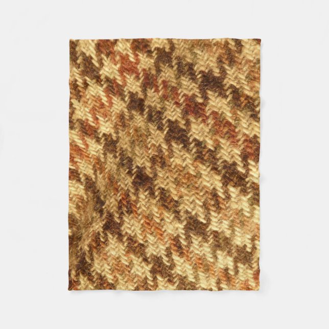 Houndstooth Tweed Pattern Blanket (Front)