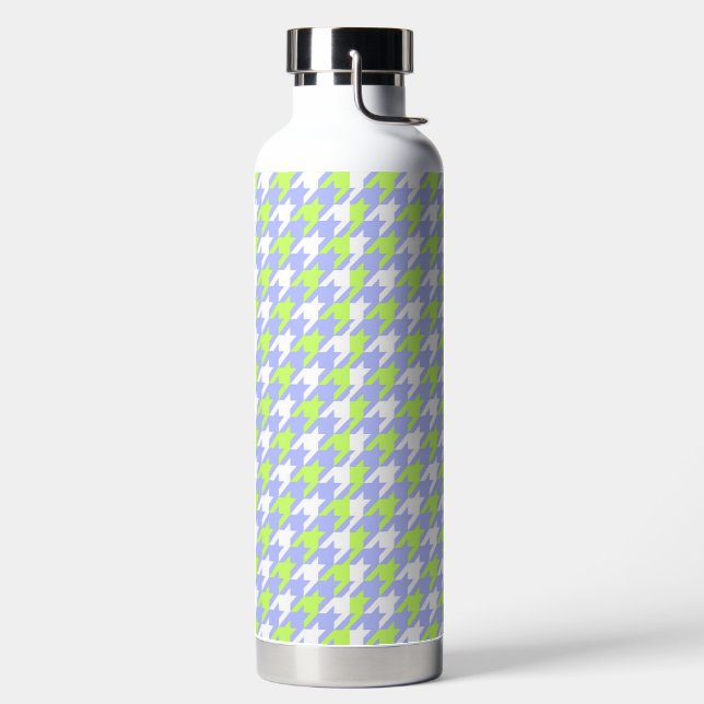Houndstooth water bottle (Left)
