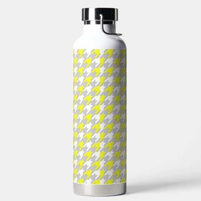 Houndstooth water bottle (Left)