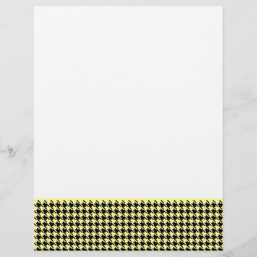 Houndstooth Yellow and Black (Front)