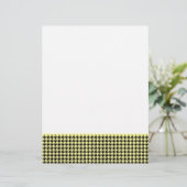 Houndstooth Yellow and Black (Standing Front)