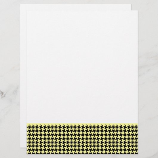 Houndstooth Yellow and Black (Front/Back)