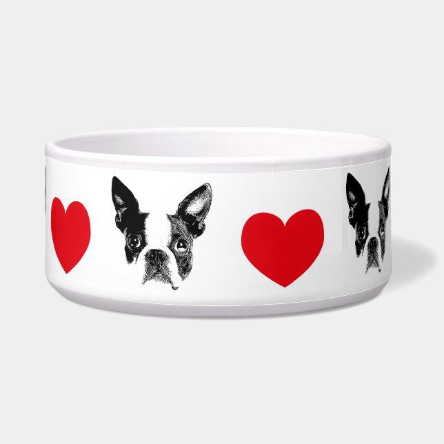 Hour apf Boston Terrier Bowl (Front)