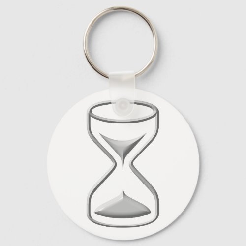 Hour Glass  Timer Keychain