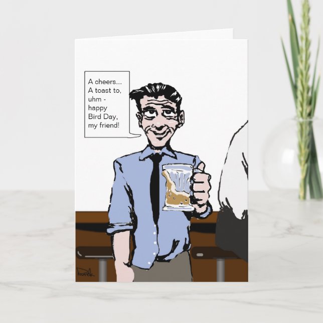 Hour Happy Birthday Card (Front)