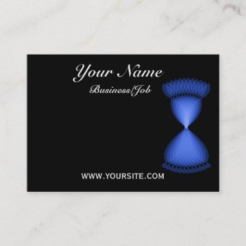 Hourglass Business Card by MarianaEwa at Zazzle