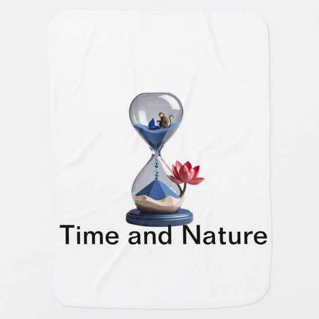 Hourglass Design Baby Blanket (Front)